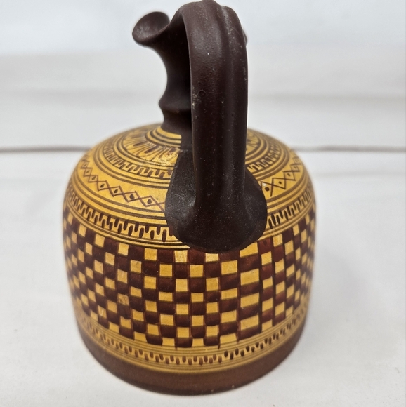 Geometrical Period Hand Made Copy From 800 To 900 BC Trefoil Mouth Ceramic Brown - Picture 4 of 11